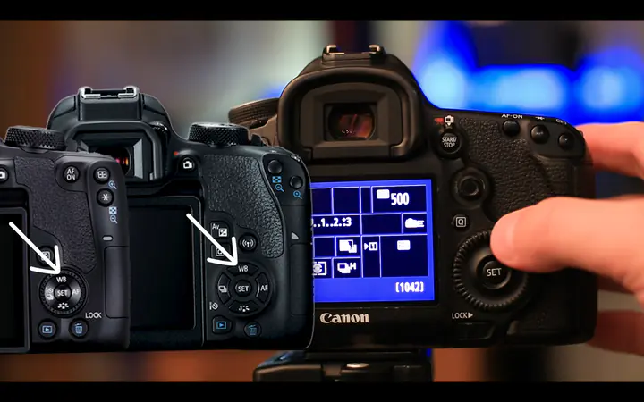 Кнопки й меню дзеркальної камери Canon